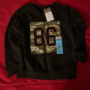 Cotton sweater black (boys) 3-4 years